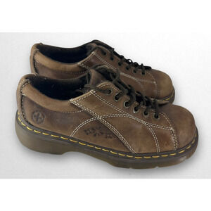 Dr Martens Vtg 90s Y2K Daisy 12283 Women's 9 Leather Oxford Chunky Shoes *Flawed